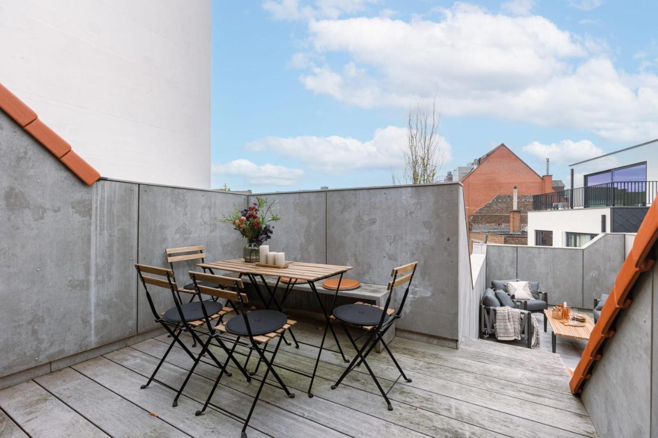 Beautiful Luxurious Mansion With Several Terraces Kortrijk Kültér fotó